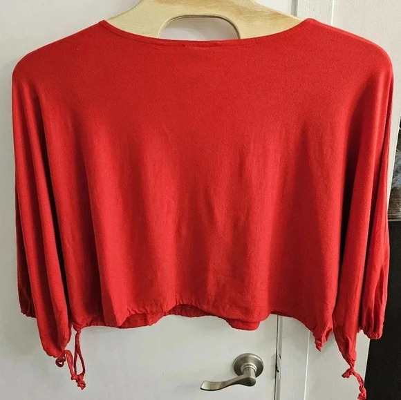 Bryn Walker Gianna Long Sleeve Shirt in Zinnia Medium - Picture 5 of 7